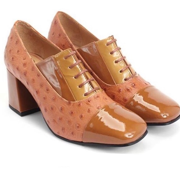 John Fluevog Shoes - John Fluevog Tasty Vogs Phyllis Lace-Up Heels
